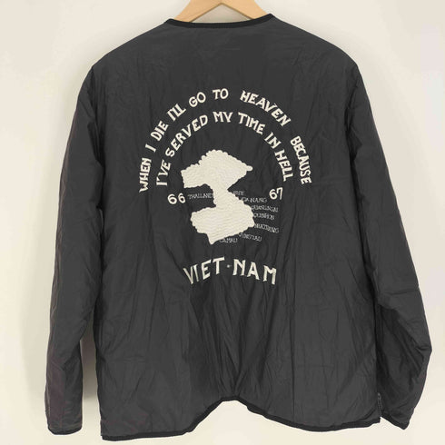 タイオン TAION 23AW 別注 Japan Special Reversible Vetjan Down Jacket ジャパンスペシャル リバーシブル ベトジャン ダウンジャケット クレイジーパターン パッカブル メンズ JPN:L